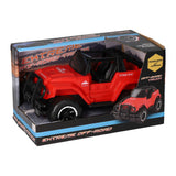 Friction Jeep 4x4 av veien, 21cm