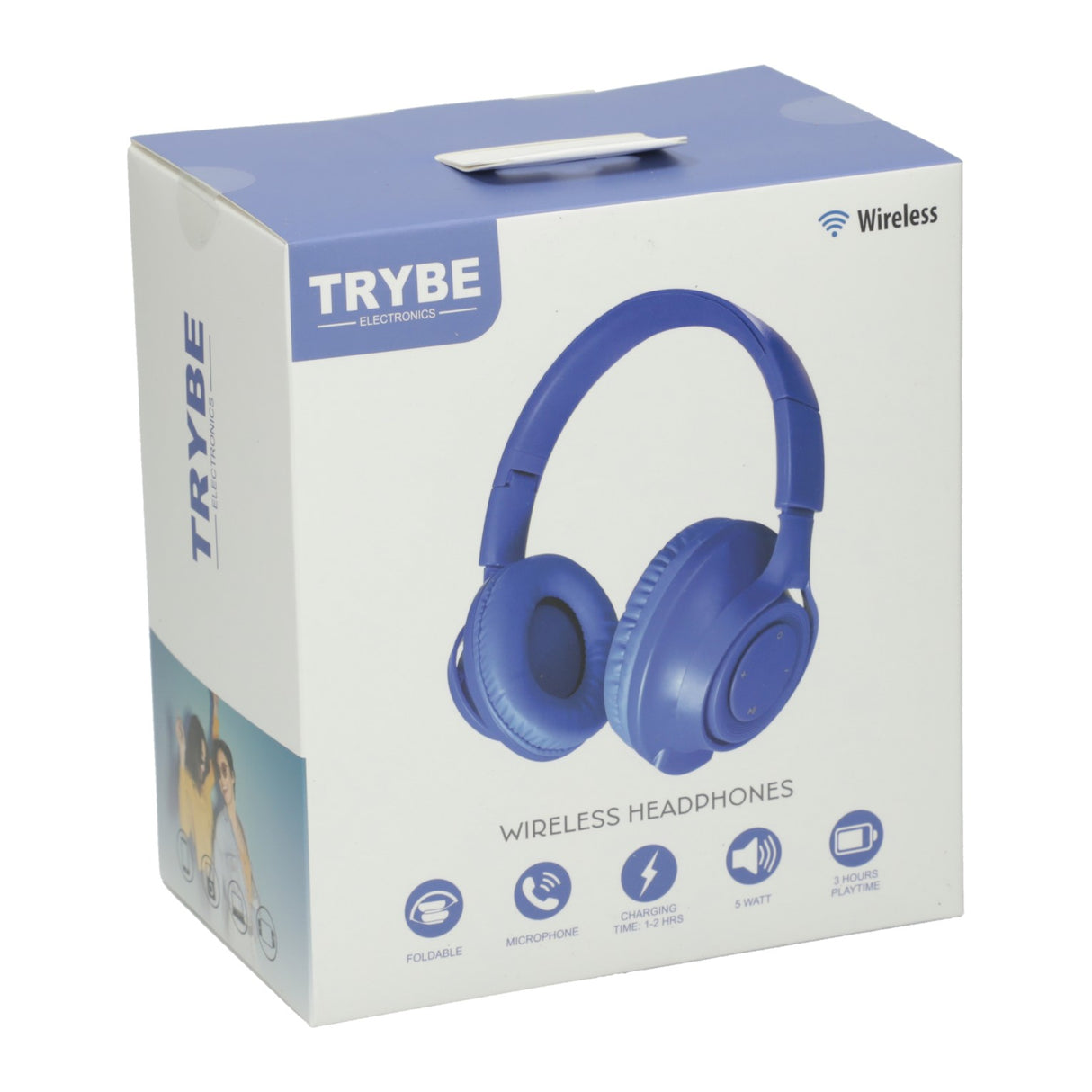 Wireless headphones blue
