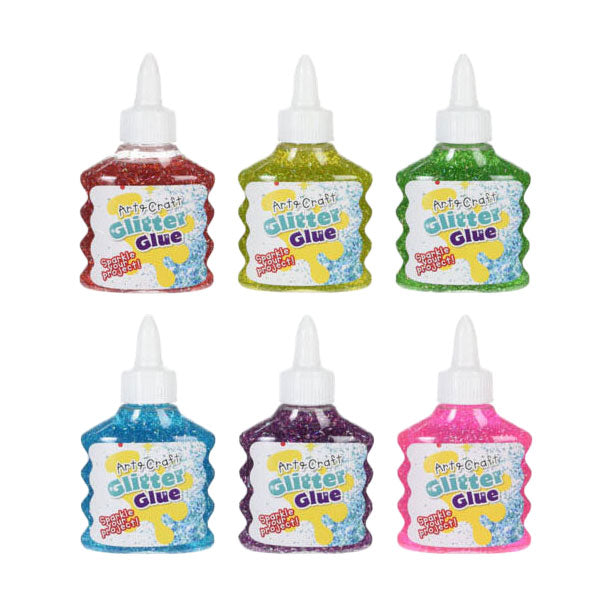 Glitter glue in bottle, 90ml