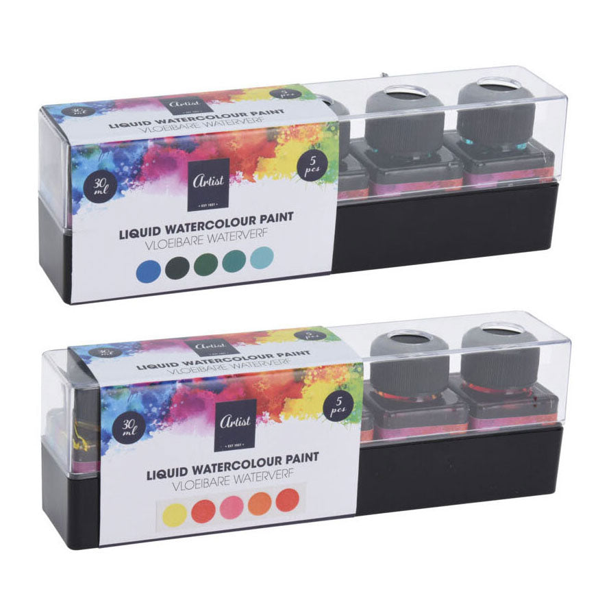 WaterColor 30ml, set di 5