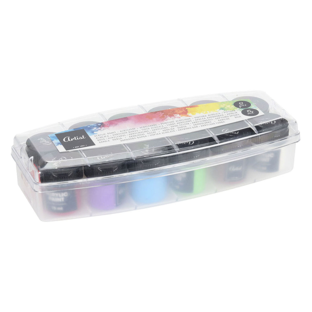 Acryl a Aquarell 15ml, 12 Stéck.