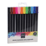 Pinselstift mit Fineliner -Set