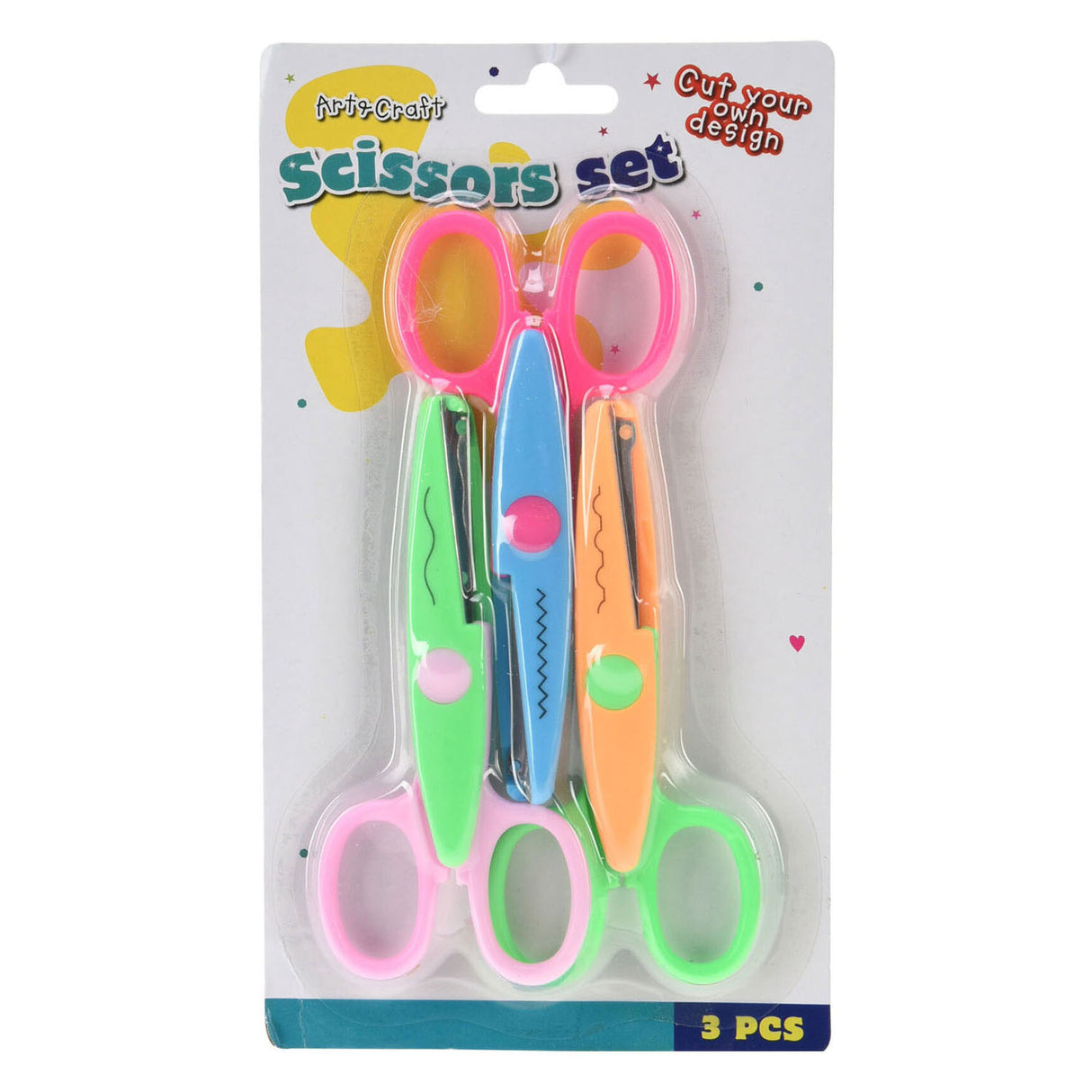 Scissors set for children, 3 pcs.