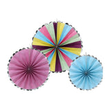 Fan paper, set of 3