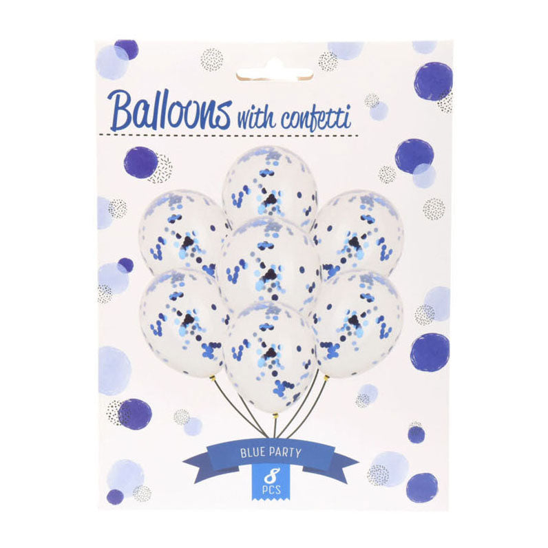 Ballonger med Blue Confetti, 8.