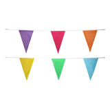 Flag line multi colors with 20 flags, 10m