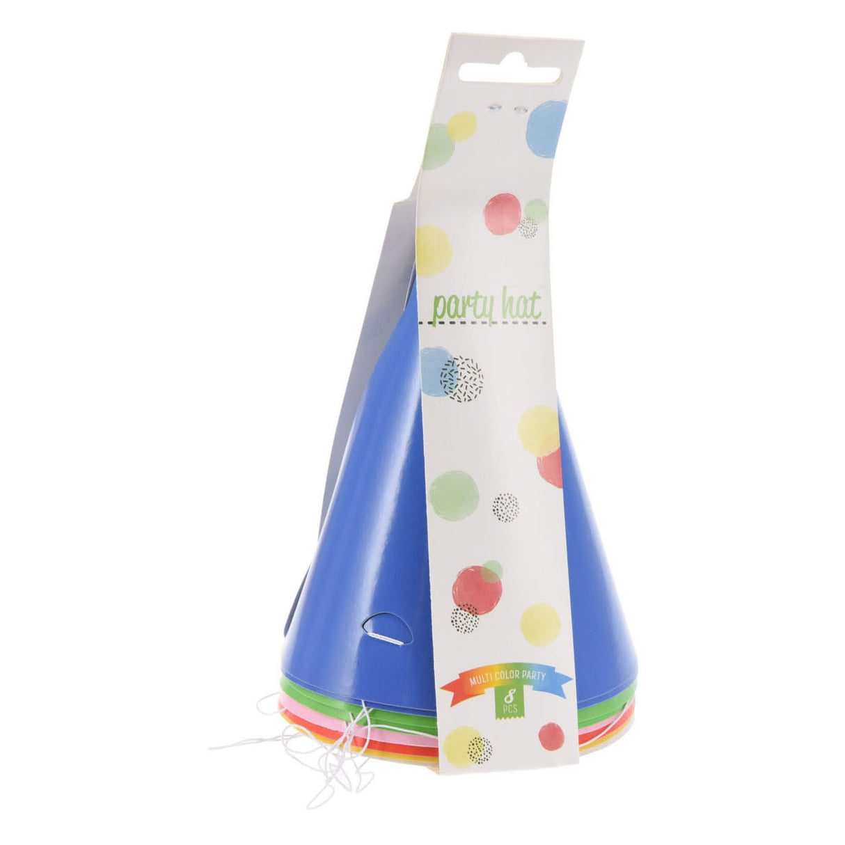 Party Hut Pabeier Faarf, 8 PCs.