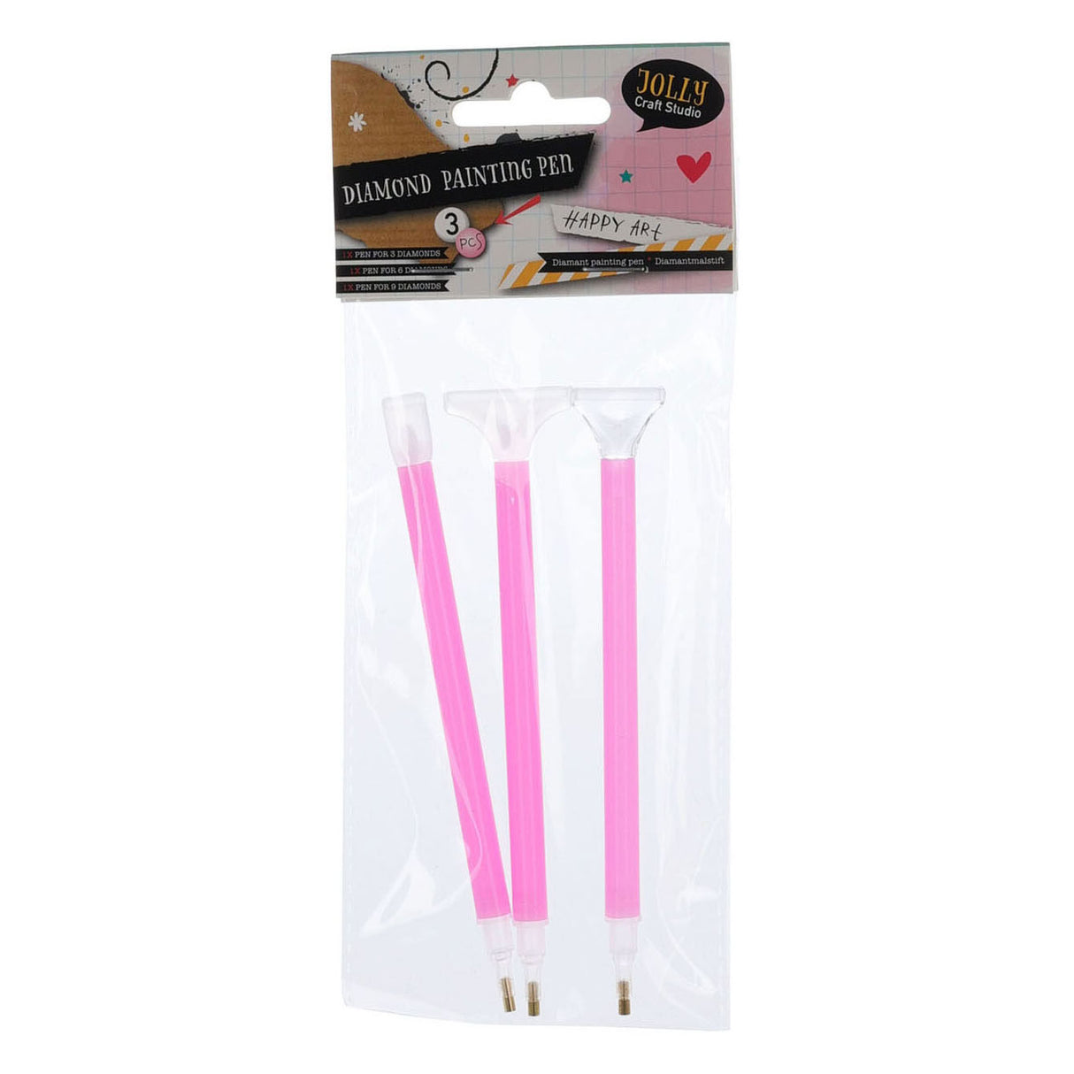 Diamond painting pen set, 3 pcs.