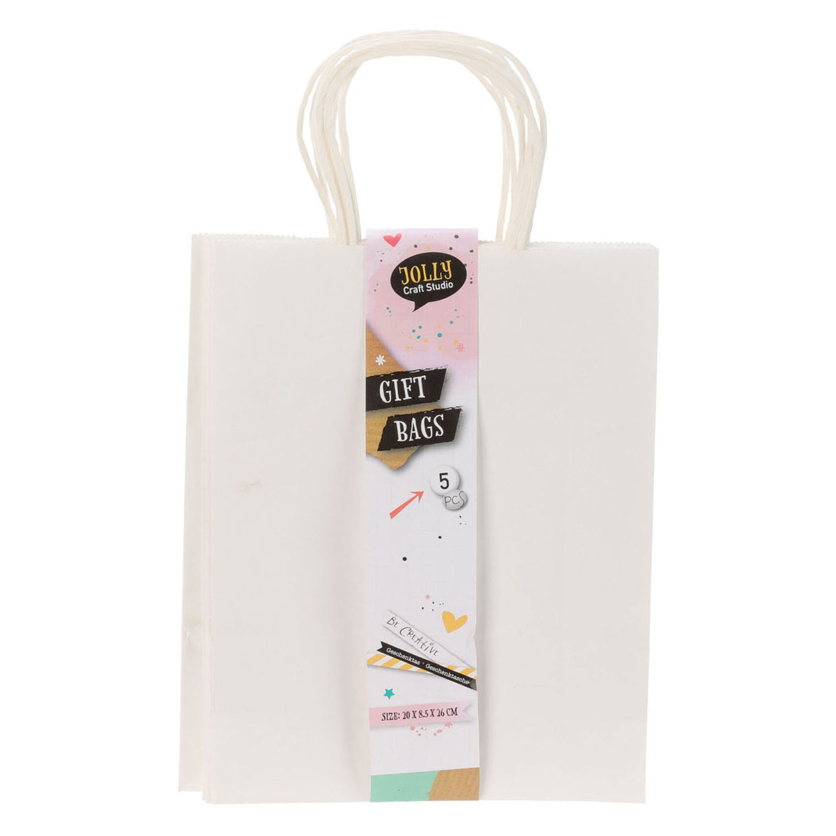 Sac-cadeau Paper blanc, 5e.