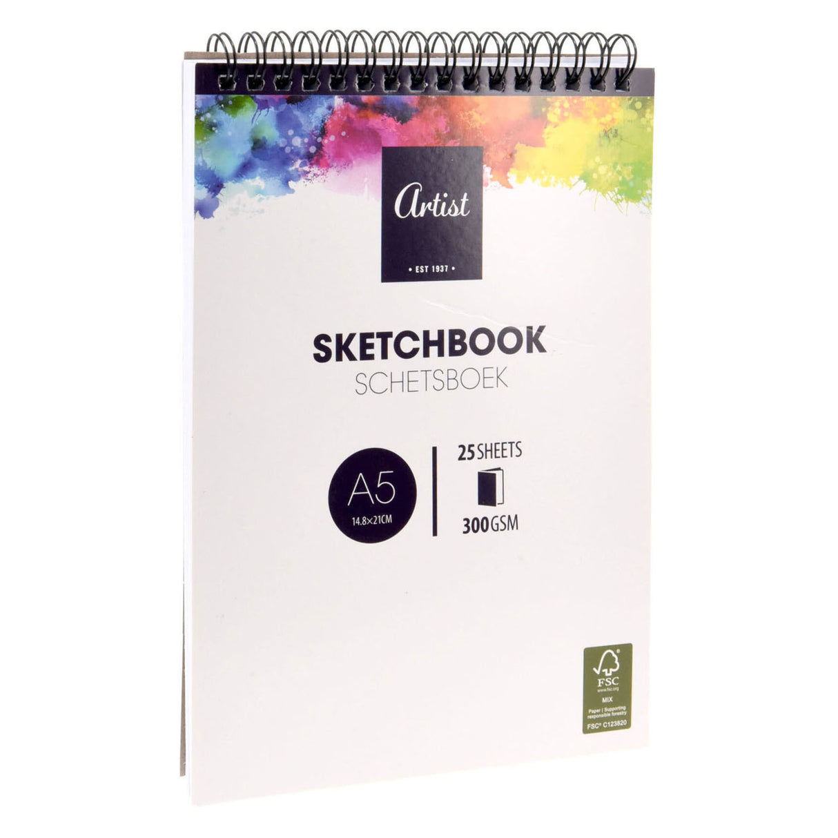 Sketchbook A5 format, 25 sheets