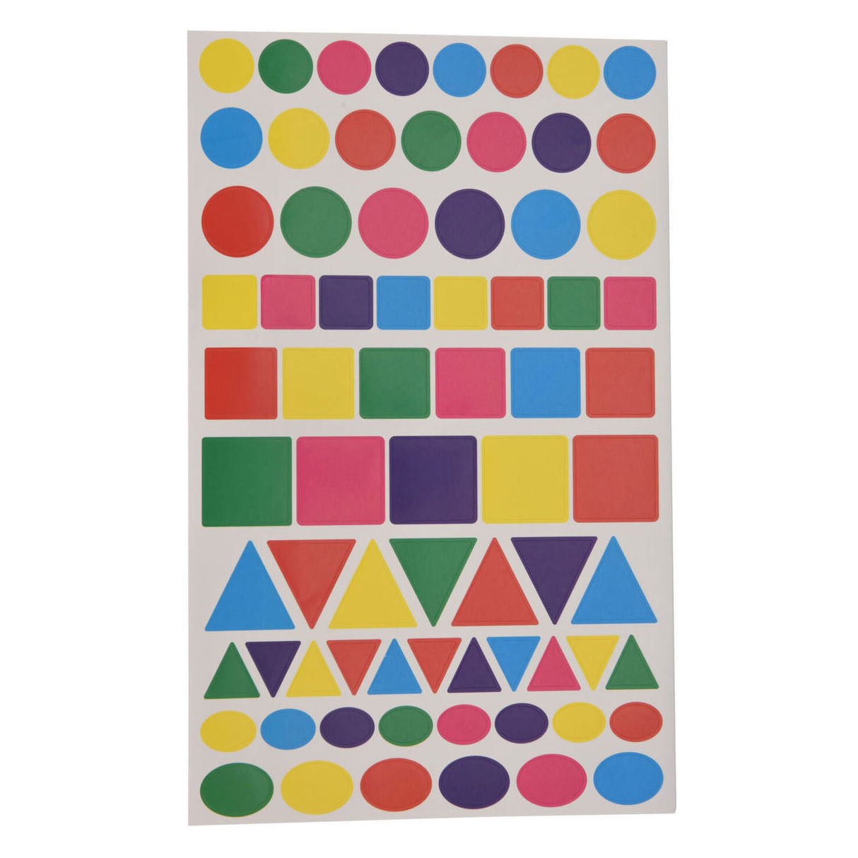 Stickers geometric shapes, 288pcs.