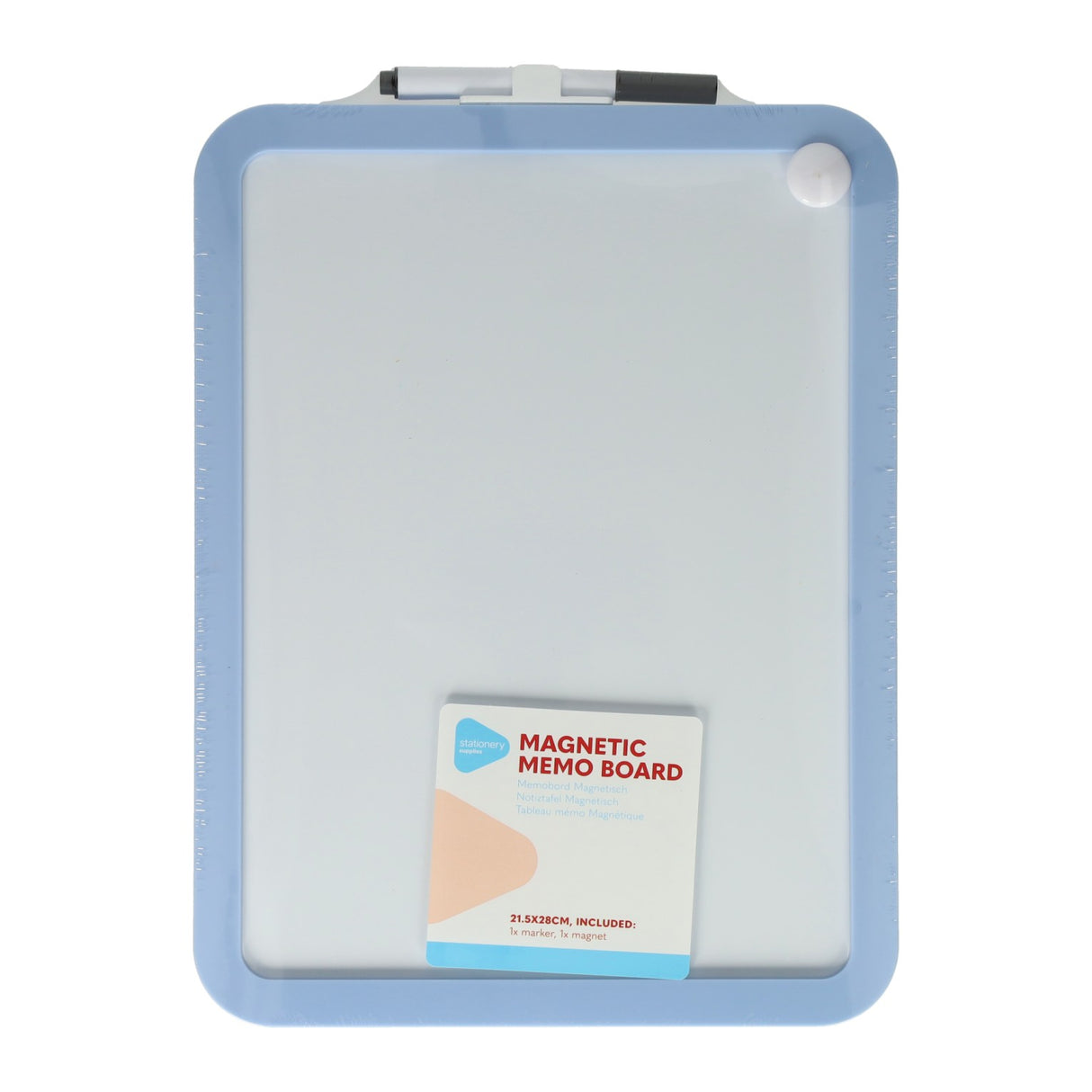 Memo board with magnetic marker, 3 pcs.