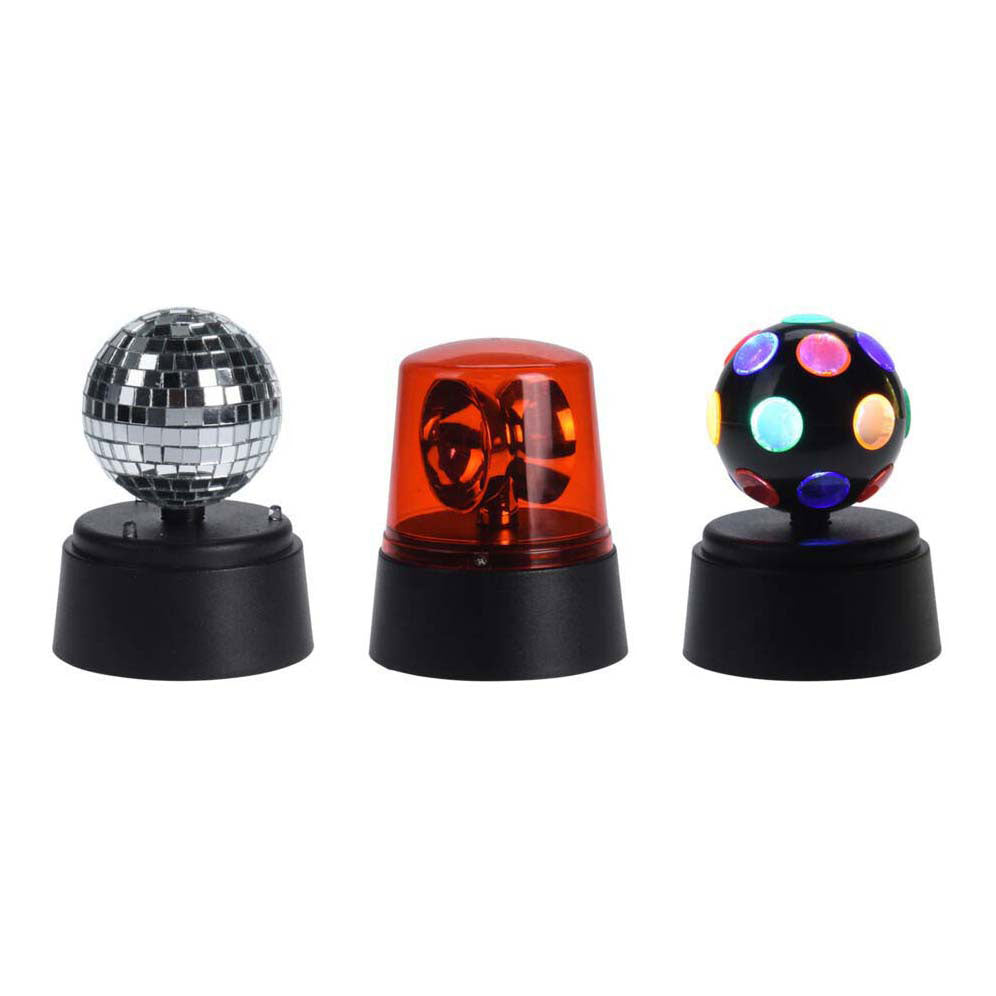 Disco lamp set, 3 pieces.