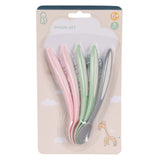 Set of baby spoons pastel, 5 pcs.