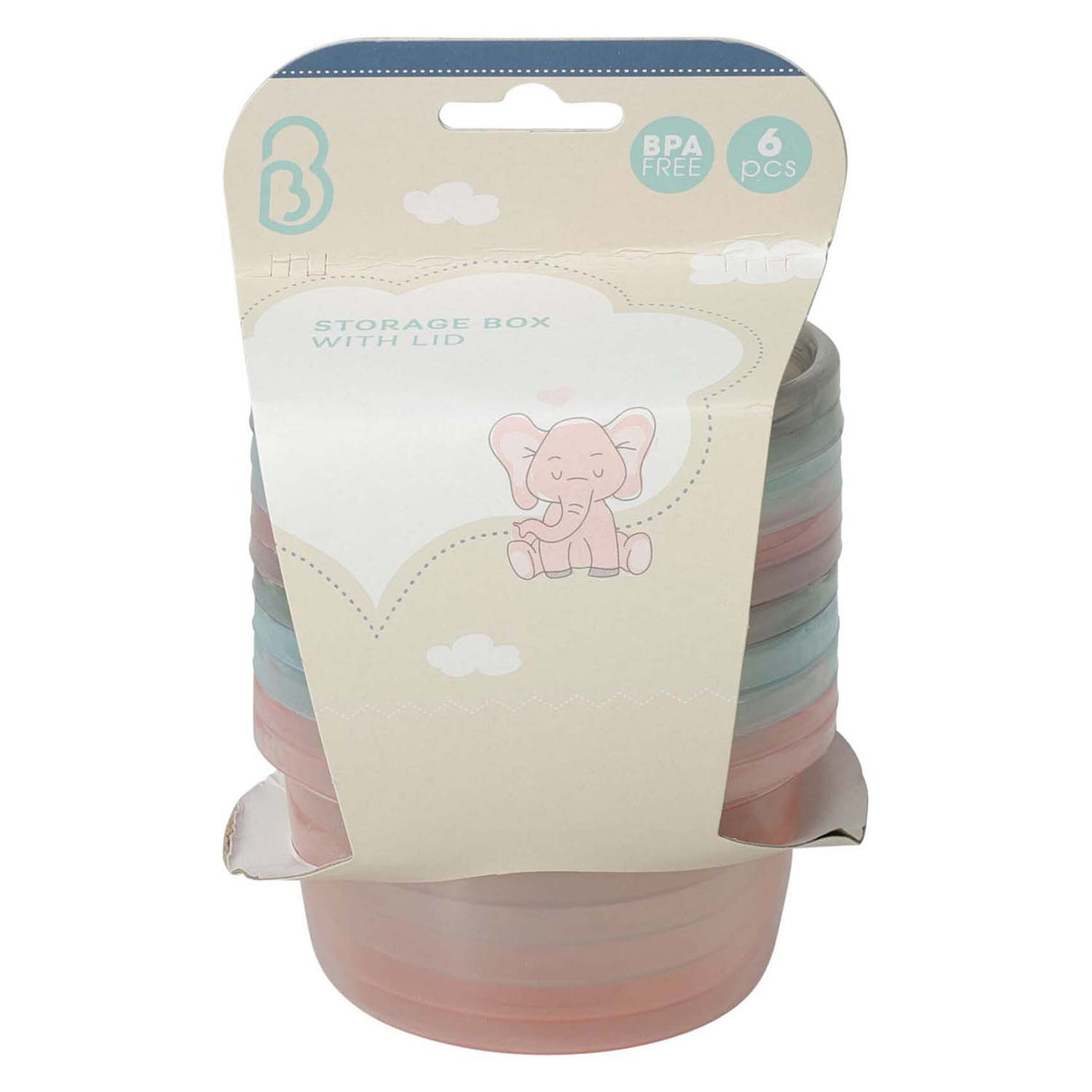 Babyspäicherbox, 6 Stéck.