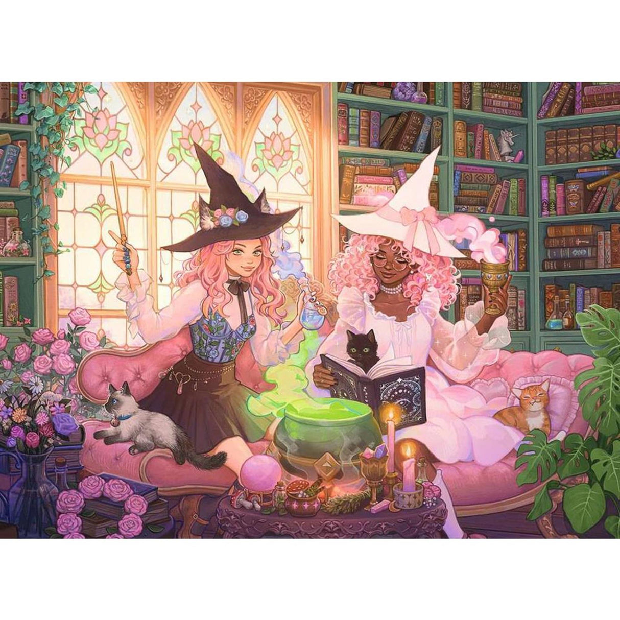 Ravensburger puzzle enchanting library 200 xxl pieces