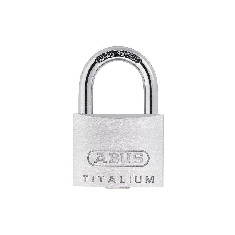 Abus -Vorhängeschloss Titalium 64ti 35 - 35 mm, Grau - Fahrradschloss