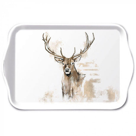Bandeja Ambiente melamina 13x21cm chifres