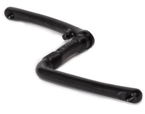 BMX crank ét stykke sort