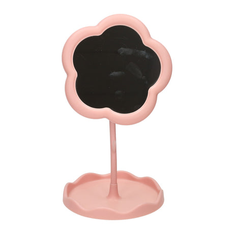 Make-upspiegel in bloemvorm