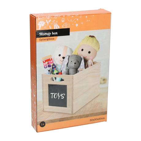 Houten opbergbox - 30x20x20cm
