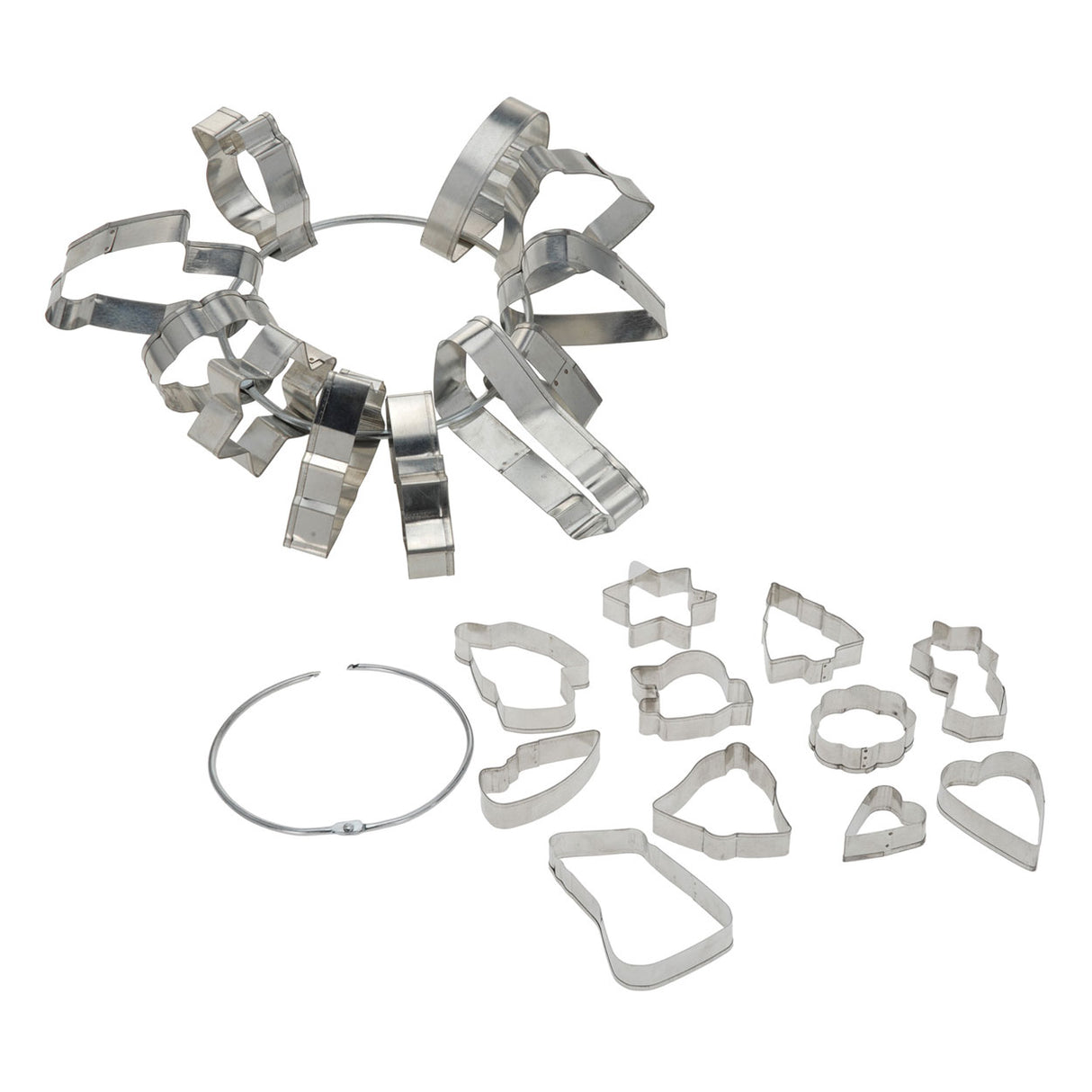 Moulds 11 pcs. on a ring