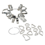 Moulds 11 pcs. on a ring