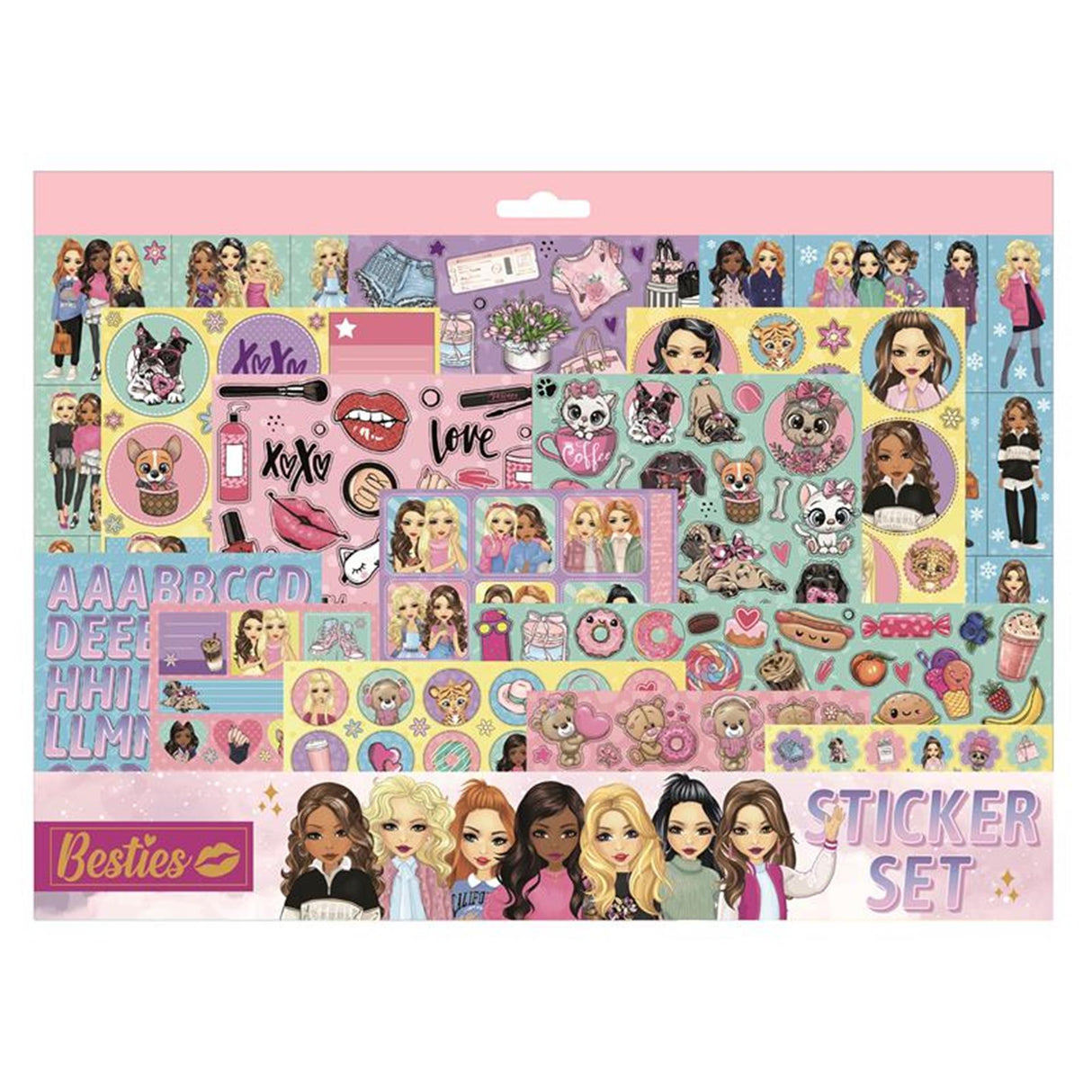 Besties graphics mega sticker set 14 sheets