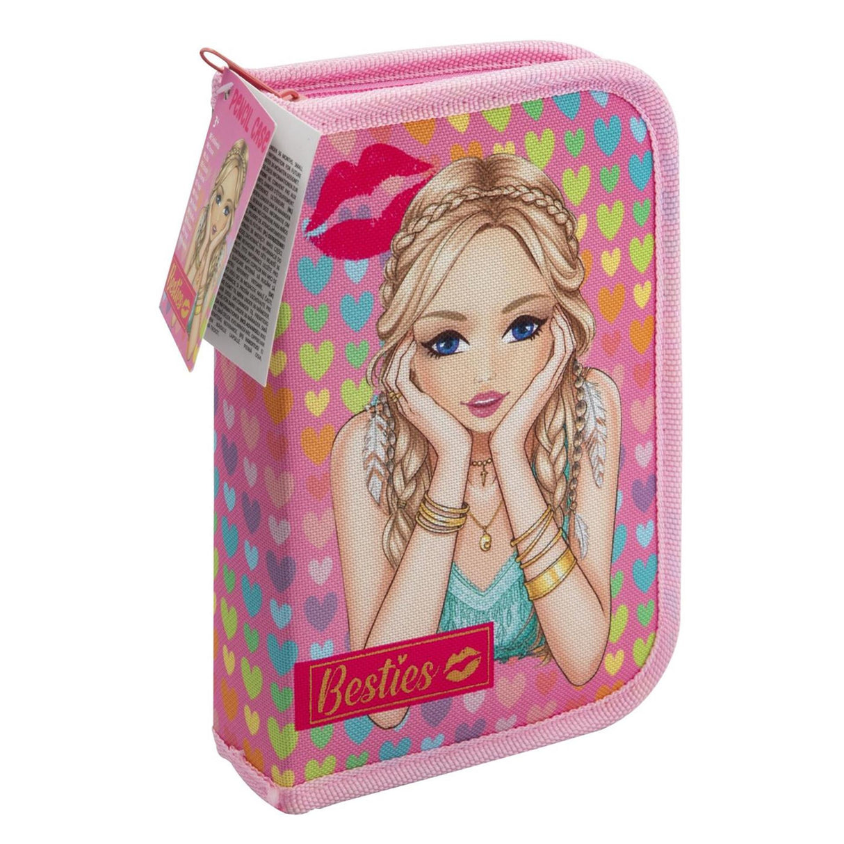Besties filled pencil case 28 pieces
