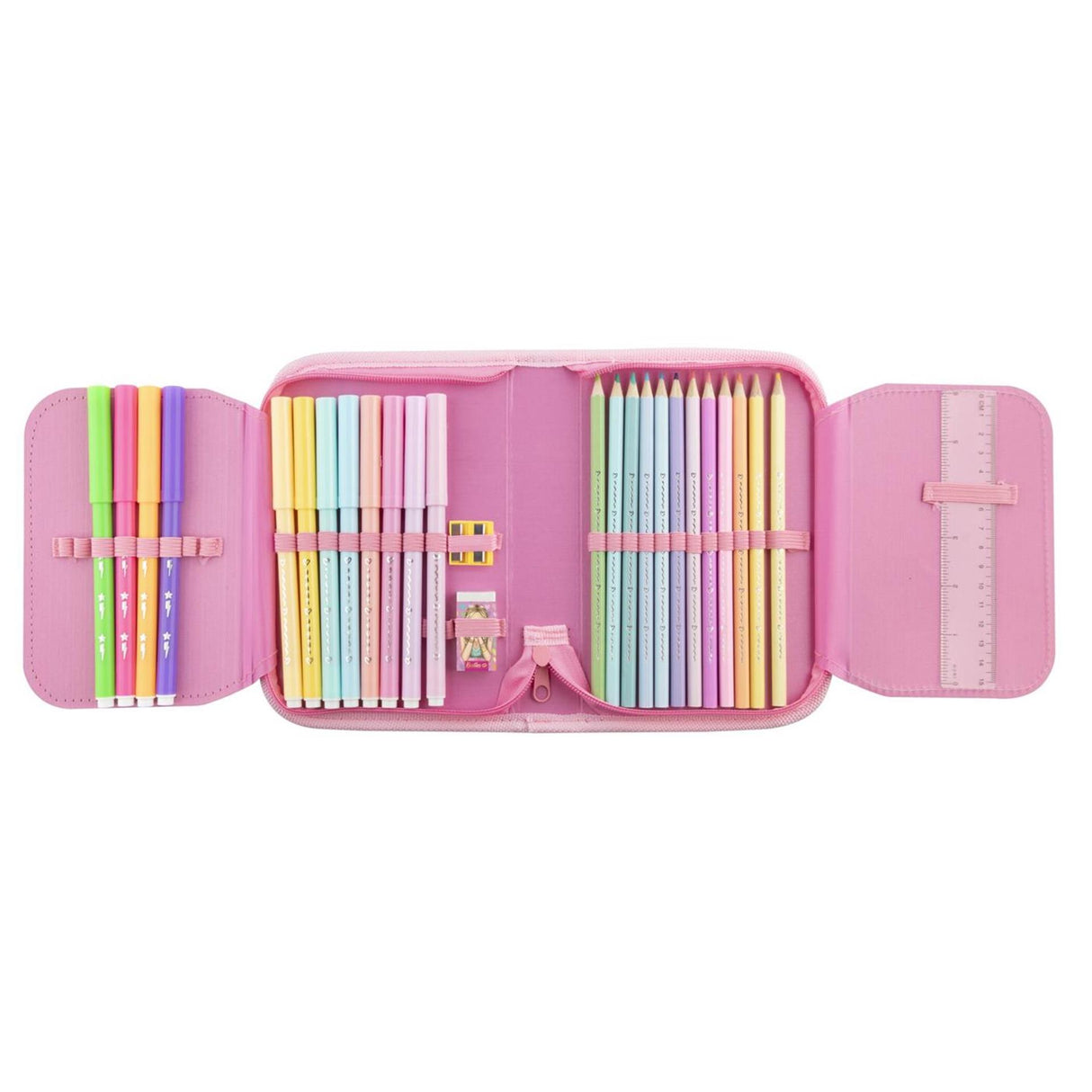 Besties filled pencil case 28 pieces
