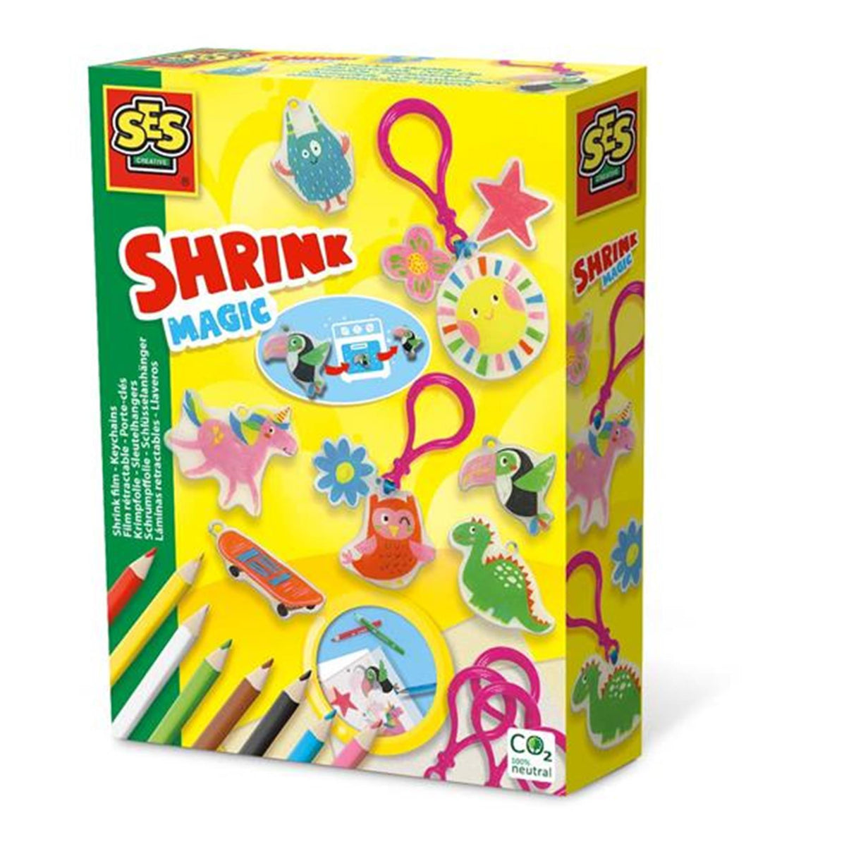 SES Creative Shrink Wrap Keychains