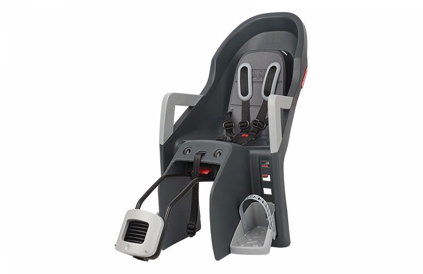 Polisport rear seat Guppy frame mount dark grey