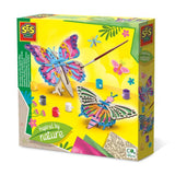 Decorate six wooden butterflies - inspired by nature