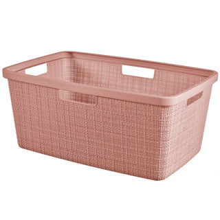 Curver Jute Wäschkuerf 46l Rose Dawn
