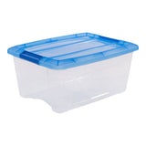Iris top box 15l 39x29x18.6 cm blue | 2 pcs