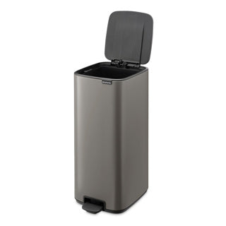 Brabantia bo pedal bin - 30 liters - platinum