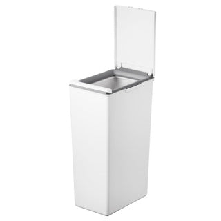 Lixeira Eko morandi 40l toque branco