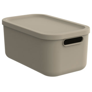 Rotho dekorációs tárolódoboz albula light 12 l cappuccino | 2 db