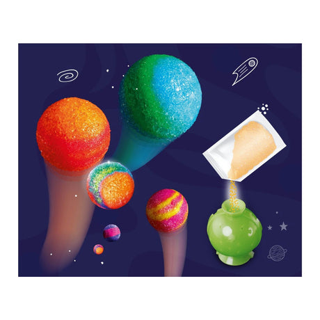 Cosmos bouncy planets - experiment set - make your own bouncy balls in planet shape - create Mars, Jupiter, Venus and Saturn - voice toys - from 8 years