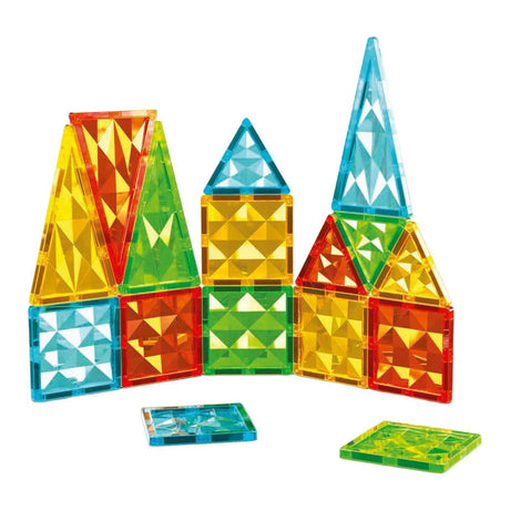 Geomag magnetne igrače magnetne ploščice dragulji 16 gradbeni set.