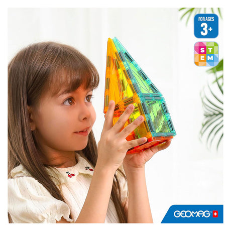 Geomag magnetne igrače magnetne ploščice dragulji 16 gradbeni set.