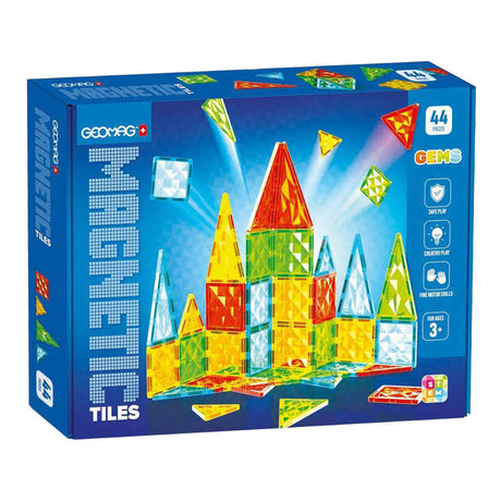 Geomag magnetne ploščice set dragih kamnov - 44 kos.