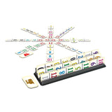 Tactic Mexican Train – board game – compact edition – classic domino game – from 7 years – 2 or more players