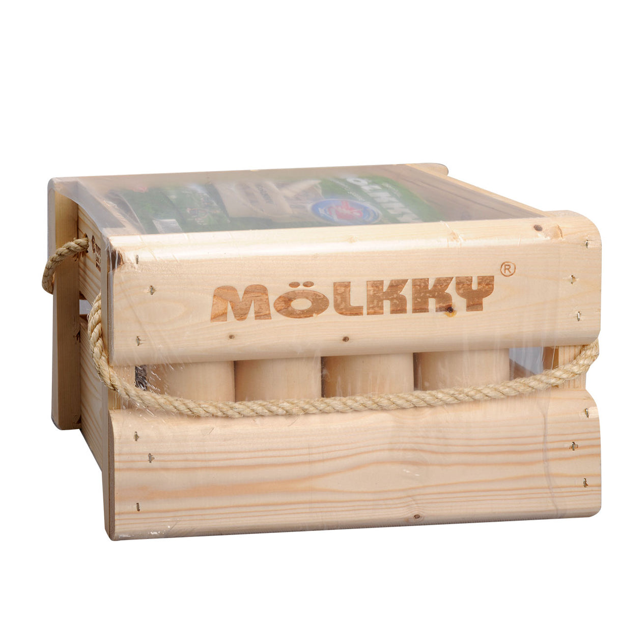 Tactique mölkky original dans la boîte de stockage