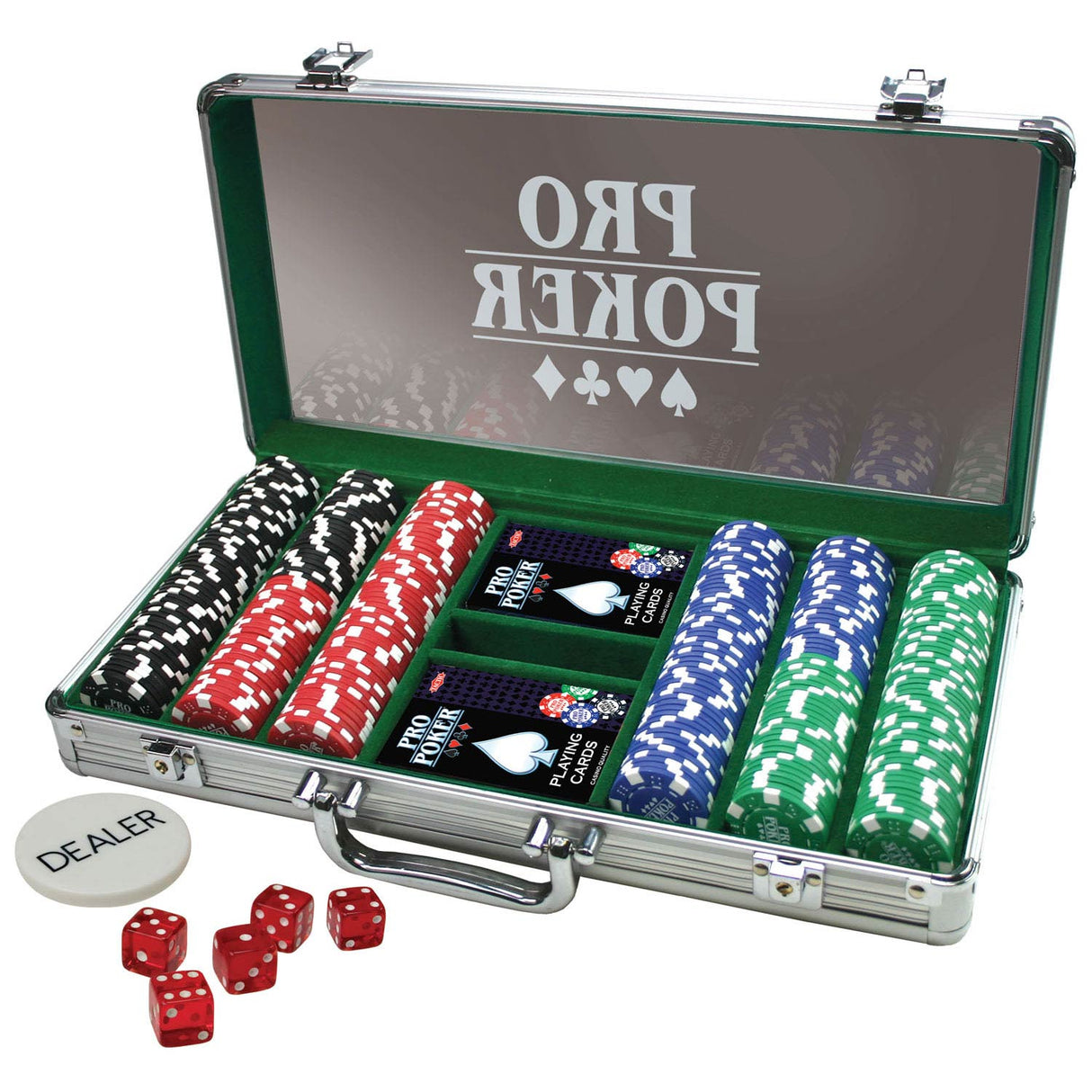 Tactic poker case, 300 chips