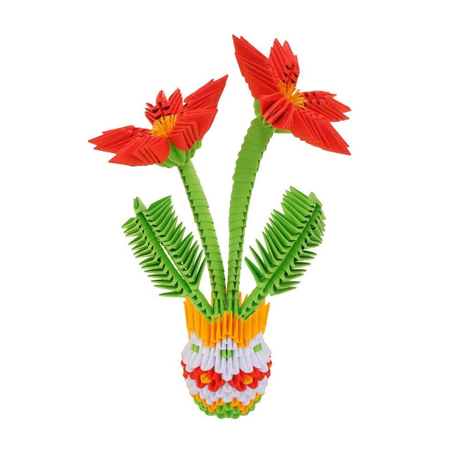 SeleccA Origami 3D Flower Vase, 554dlg.