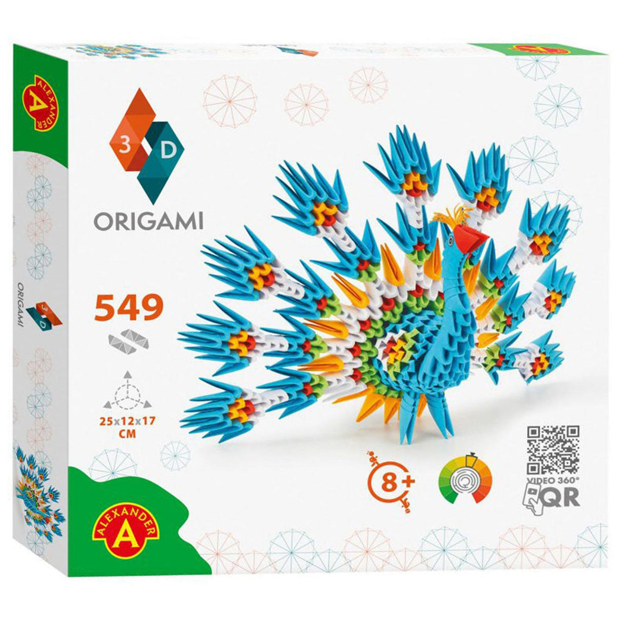 Origami 3d - pauw, 549dlg.