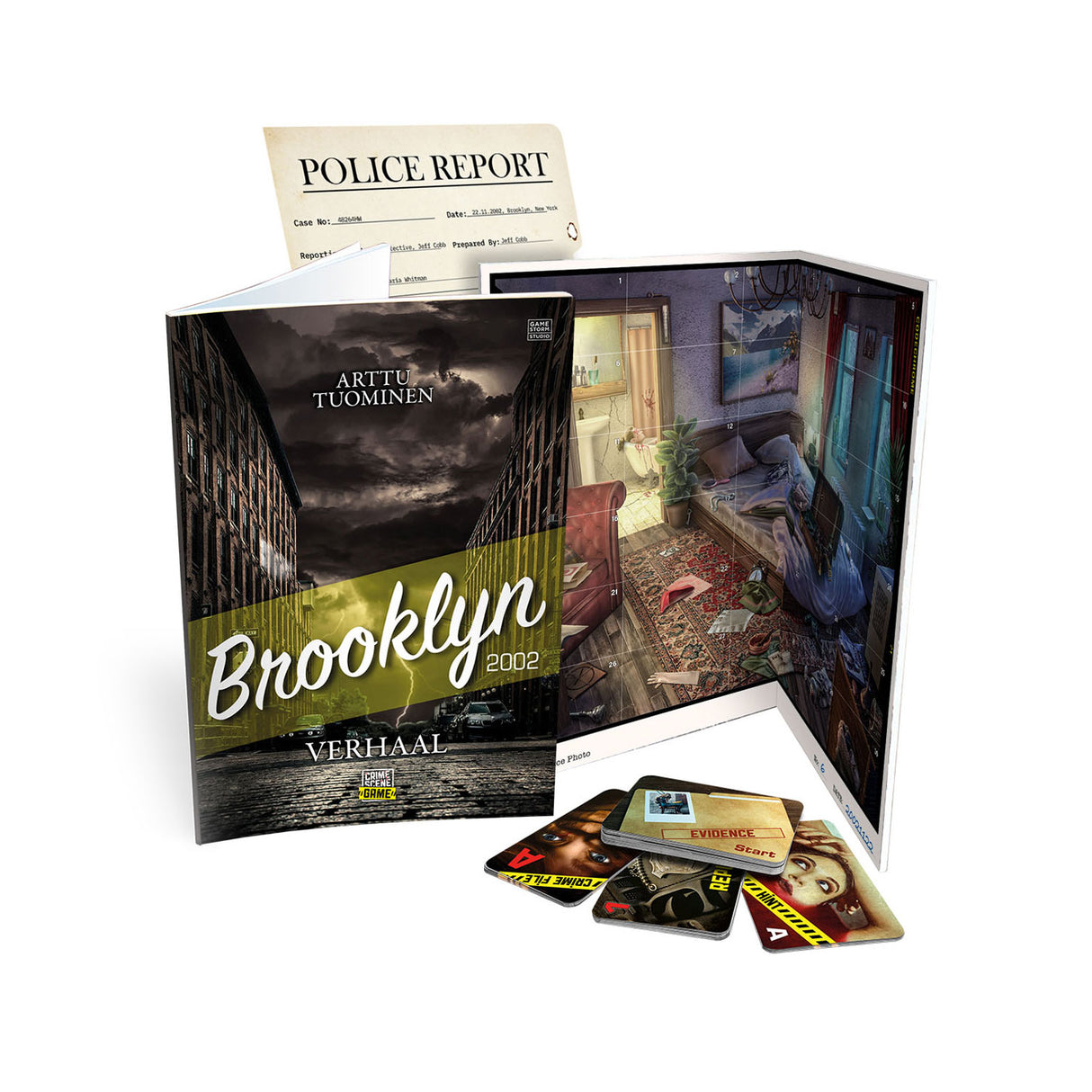 Tactic Crime Scene Brooklyn NL Bord game