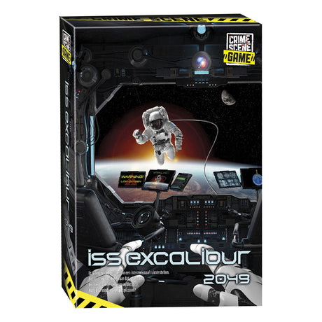 Taktika nusikaltimo vieta iss excalibur 2049 – stalo žaidimas – kriminalinis žaidimas – futuristinė paslaptis erdvėje – nuodugnus tyrimas ir išskaičiavimas – nusikaltimo scenų serija – žaidimų audros studija – 1 ar daugiau žaidėjų – nuo 18 metų
