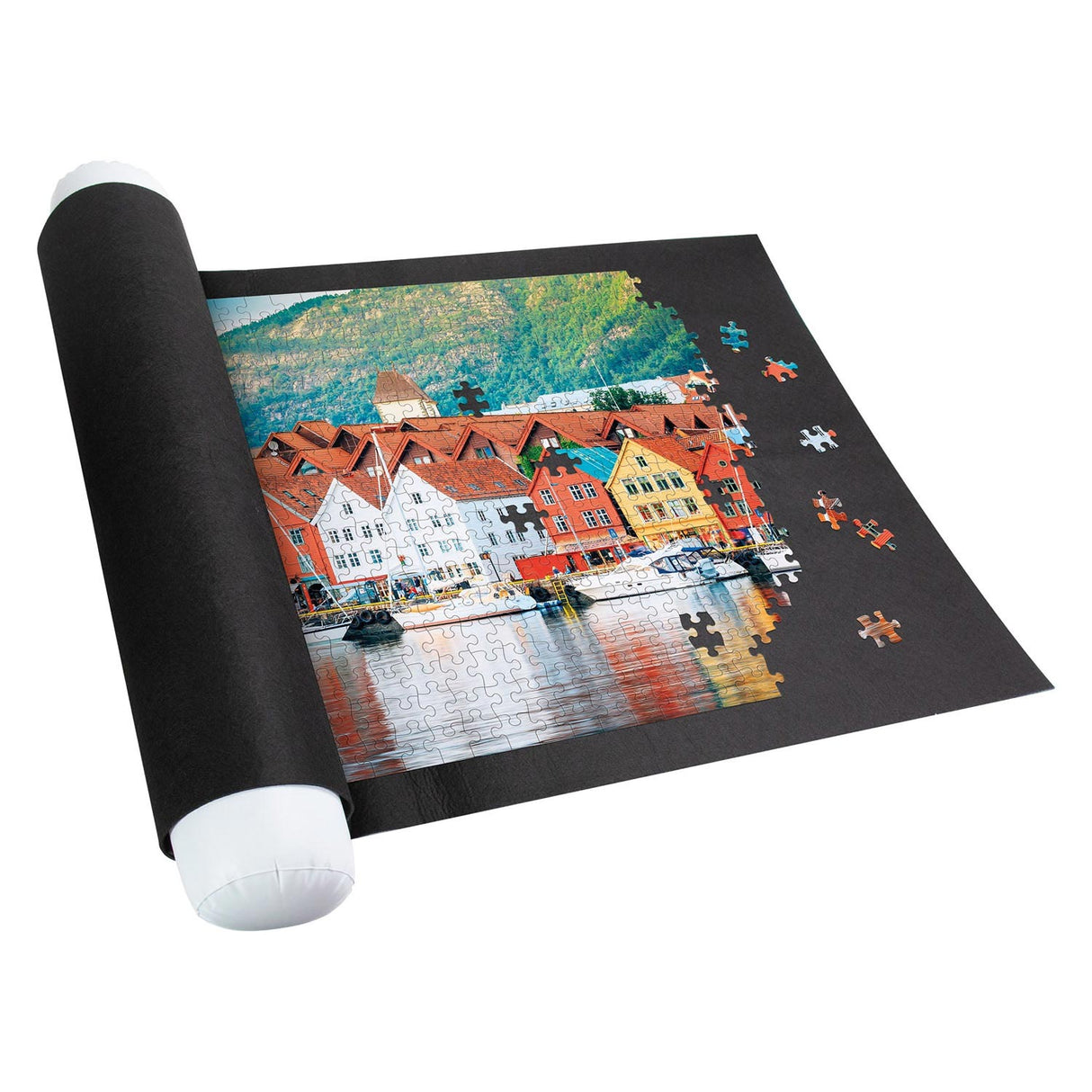 Roll -up puzzle mat